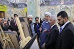 إفتتاح معرض "خاتم الأوصياء(عج)" الدولي للزخرفة الإسلامية في سامراء + صور