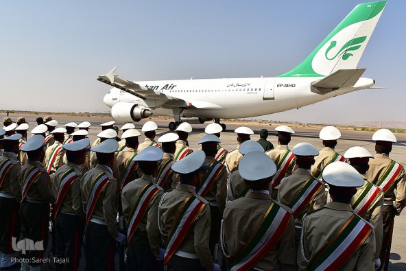 مراسم استقبال از شش شهید دوران دفاع مقدس