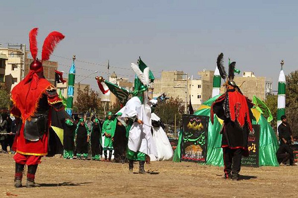 گروه&zwnj;های تعزیه خوان کرمانی در همایش تعزیه شیراز