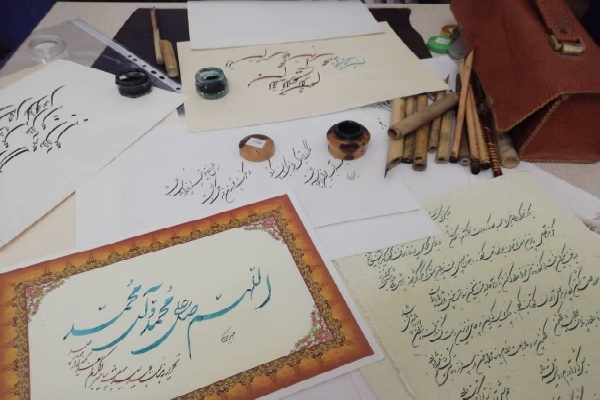 همایش خوشنویسی مشق صلوات رفسنجان