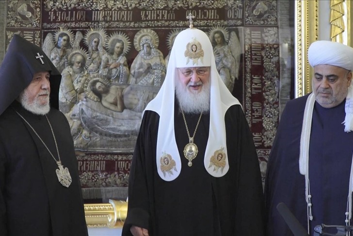 دیدار رهبران دینی روسیه، آذربایجان و ارمنستان