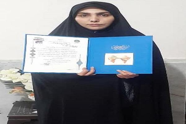 فهیمه اصغرزاده  برگزیده مرحله استانی مسابقات قرآن در کرمان  