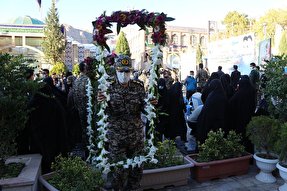 مراسم غبارروبی گلزار مطهر شهدای شهر کرمان