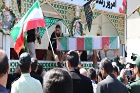 پیکر مطهر ۳ شهید گمنام دفاع مقدس وارد کرمان شد