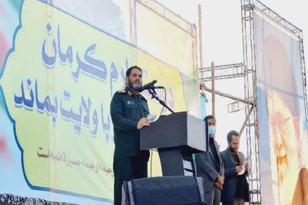 سردار حسین معروفی معاون هماهنگ کننده سازمان بسیج مستضعفین