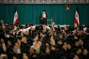 دیدار رمضانی دانشجویان با رهبر معظم انقلاب