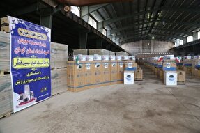 آیین توزیع ۸۰۰ سری جهیزیه در کرمان برگزار شد