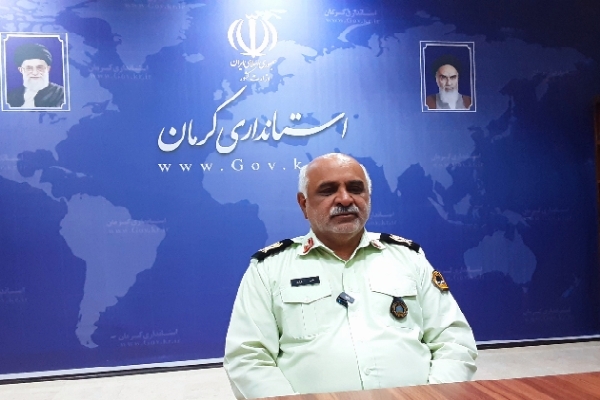 سردار ناصر فرشید فرمانده انتظامی استان کرمان