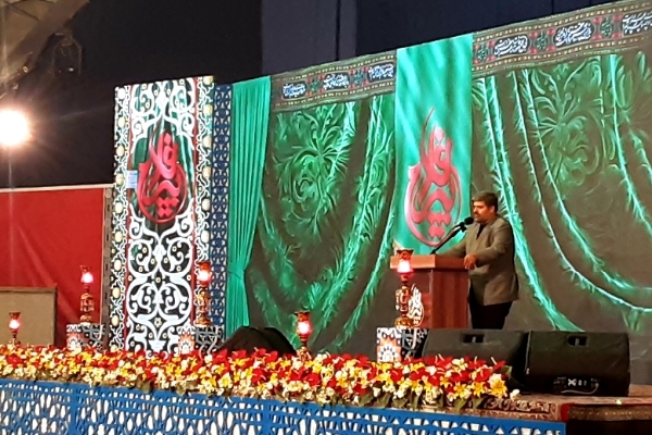 جواد رمضانی‌نژاد رئیس اجلاس پیرغلامان و خادمان حسینی