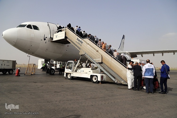 اعزام هوایی زائران اربعین