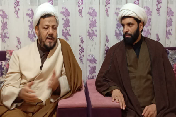 دیدارحجت الاسلام اژدری امور مساجد کرمان باحجت الاسلام امیر ابراهیمی معاون حل اختلاف دادگستری استان