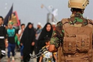 استقرار نیروهای ویژه حشدالشعبی در مسیر نجف به کربلا