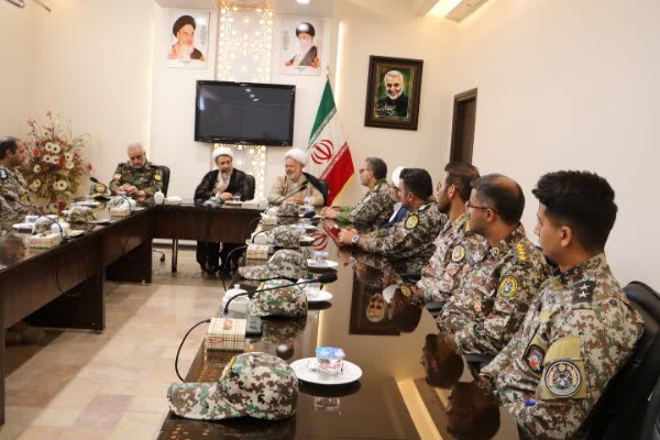 دیدار با امام جمعه کرمان به مناسبت روز پدافند هوایی