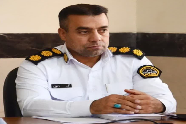 سرهنگ علی رضایی رییس پلیس راهنمایی و رانندگی استان کرمان