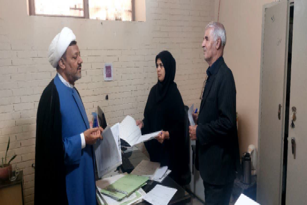 بازدید محمد امیر ابراهیمی معاون حل اختلاف دادگستری کرمان از مجتمع شهید بهشتی