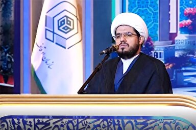 فیلم | دعاخوانی «حجت‌الاسلام امانت‌چی» در اختتامیه نغمات دینی مسابقات سراسری قرآن