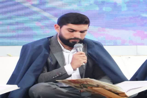 علی صدقی نفر برتر رشته دعاخوانی استان کرمان