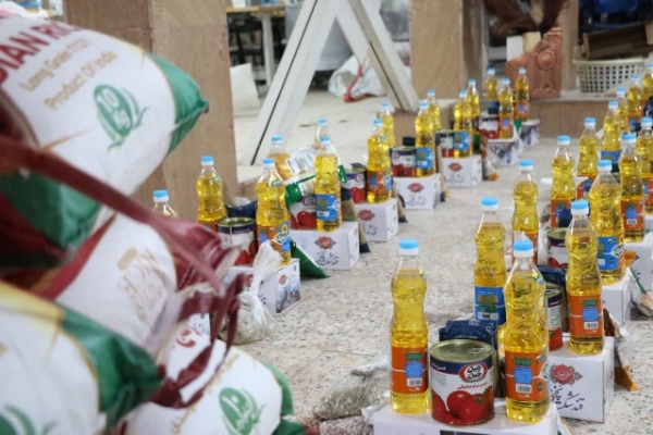 توزیع ۸۰۰ بسته معیشتی