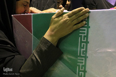 ورود پیکر 10 شهید گمنام به کرمان