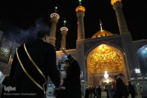 हज़रत ज़हरा (PBUH) की शहादत की रात हरमे करीमऐ अहलेबैत का माहौल