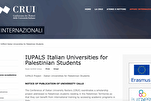 Borse di studio per studenti palestinesi: anche UniBg tra i 35 atenei aderenti al progetto nazionale CRUI