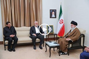 İslam Devrimi Lideri, Hamas Siyasi Büro Başkanı İsmail Heniyye'yi kabul etti