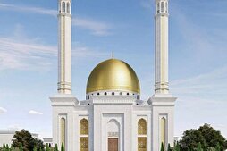 Azerbaycan Cumhuriyeti’nde Türkmenistan işbirliğiyle cami inşaatı