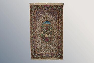 Dünya İslam Sanatları Günü’nde nadir Kirman Halısı tanıtıldı