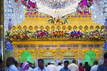 İmam Hüseyin’in (a.s.) mübarek türbesinden görüntüler