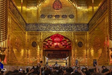 عراق؛ کربلاء معلی میں شب اربعین کے روحانی مناظر